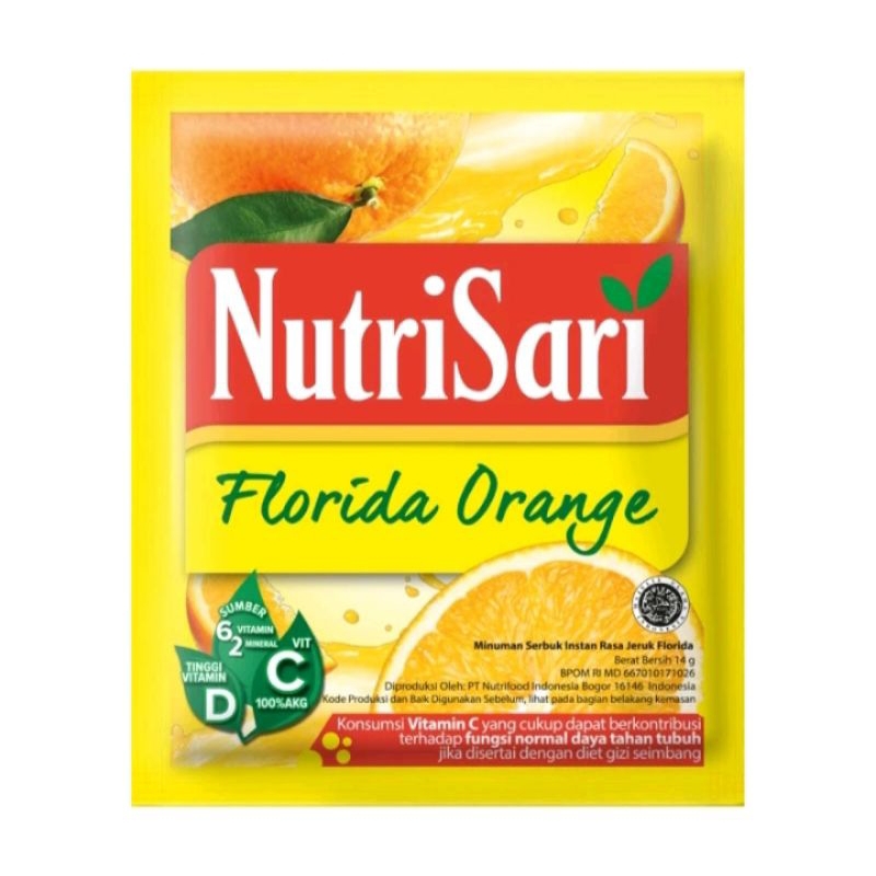 

NutriSari Florida Orangeh 40 Sachet