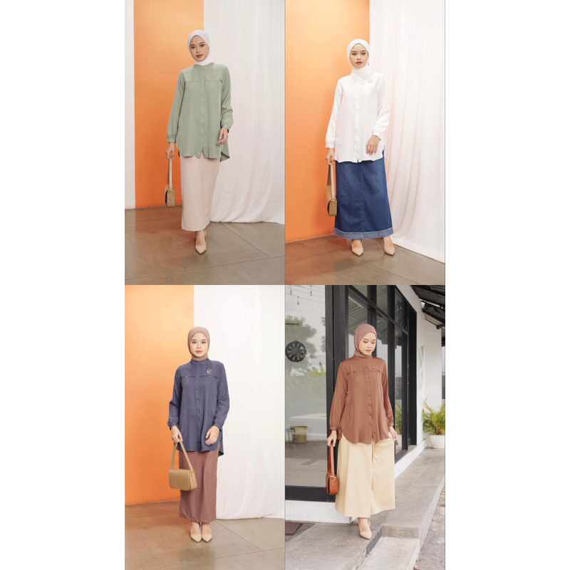 [READY SIAP KIRIM] TISSA BLOUSE EDERRA