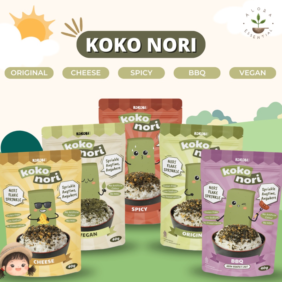 

Splash Koko Nori Abon Rumput Laut Tabur Seaweed Flake Snack Cemilan Sehat