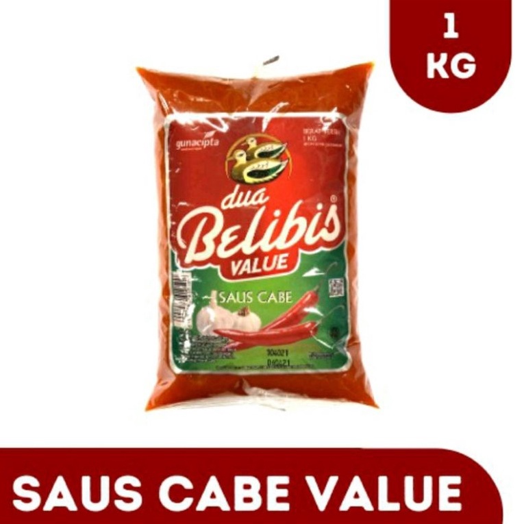 

FLASH SALE Saus Cabe Dua Belibis Saus Sambal 1kg Value Pack