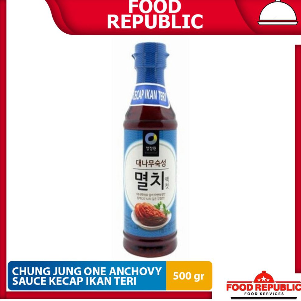 

XPRESS CHUNG JUNG ONE ANCHOVY SAUCE 5GR SAUS KECAP IKAN TERI IMPORT HALAL