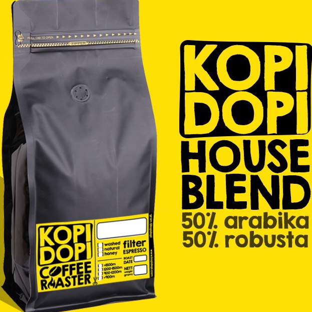 

Ready Stok HOUSE BLEND Espresso Es Kopi Susu 5 5 Arabika Robusta Lampung 1kg