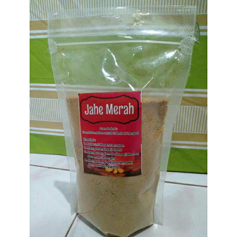 

SERBUK JAHE MERAH 250gr/JAMU INSTAN/MINUMAN HERBAL