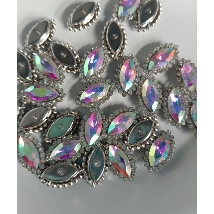 TEBUS MURAH PAYET DIAMON CANGKANG BUNGA SAMPAN 7x1512x2 28Pcs