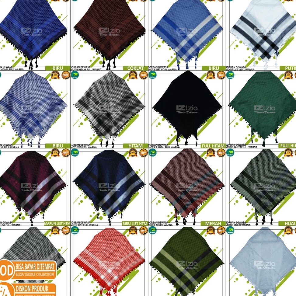 Sikat Sekarang SORBAN PRIA SORBAN DEWASA SORBAN GROSIR SORBAN MOTIF SORBAN TERLARIS