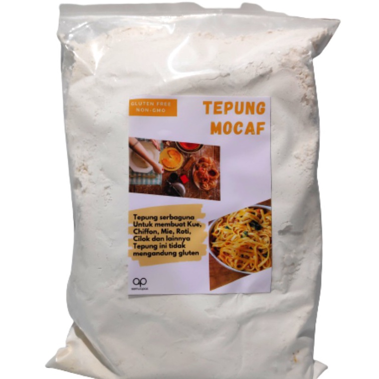 

ORIGINAL Tepung Mocaf Gluten Free 1Kg Tepung Singkong Serbaguna