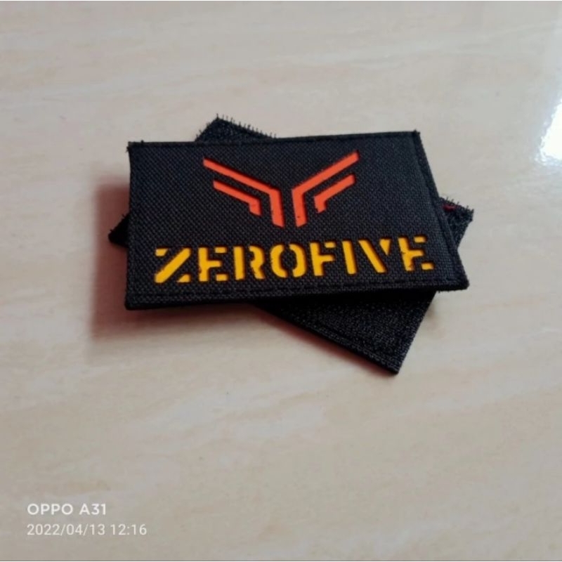 PATCH CUTTING LASER LOGO ZEROFIVE  QUALITY
