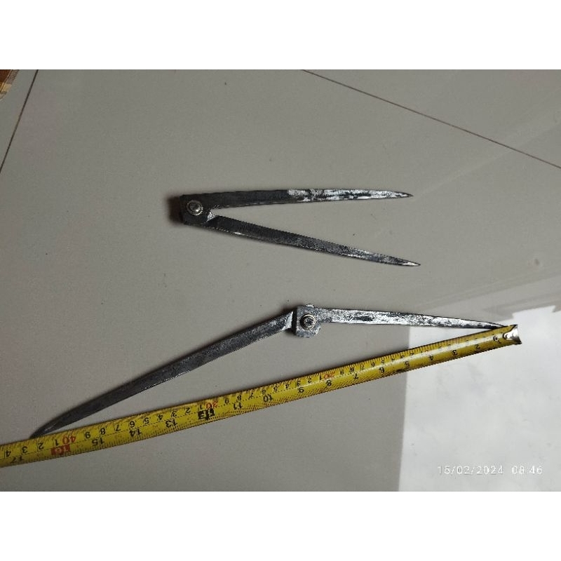 

jangka besi baja jari jari 23 cm