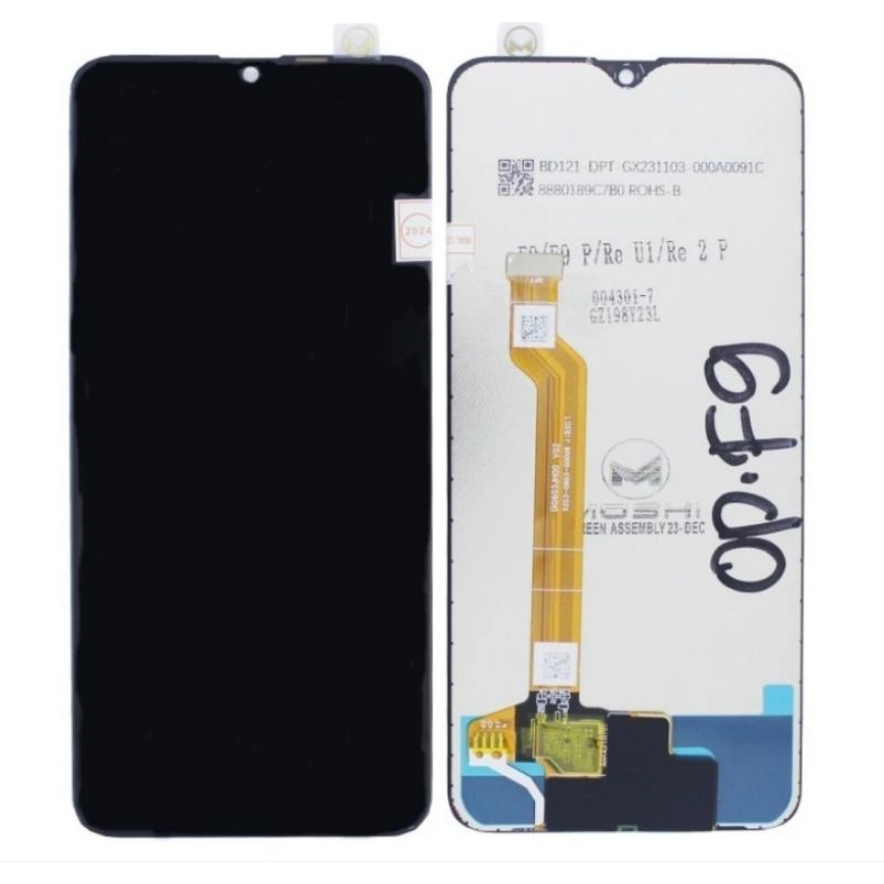 LCD OPPO F9 HITAM ORIGINAL