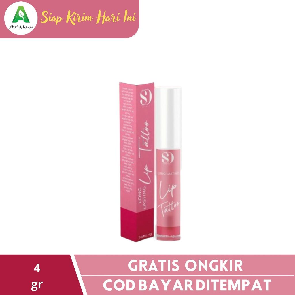 Sundey Lip tattoo Lipstick Long Lasting Monomola Lipstik Halal