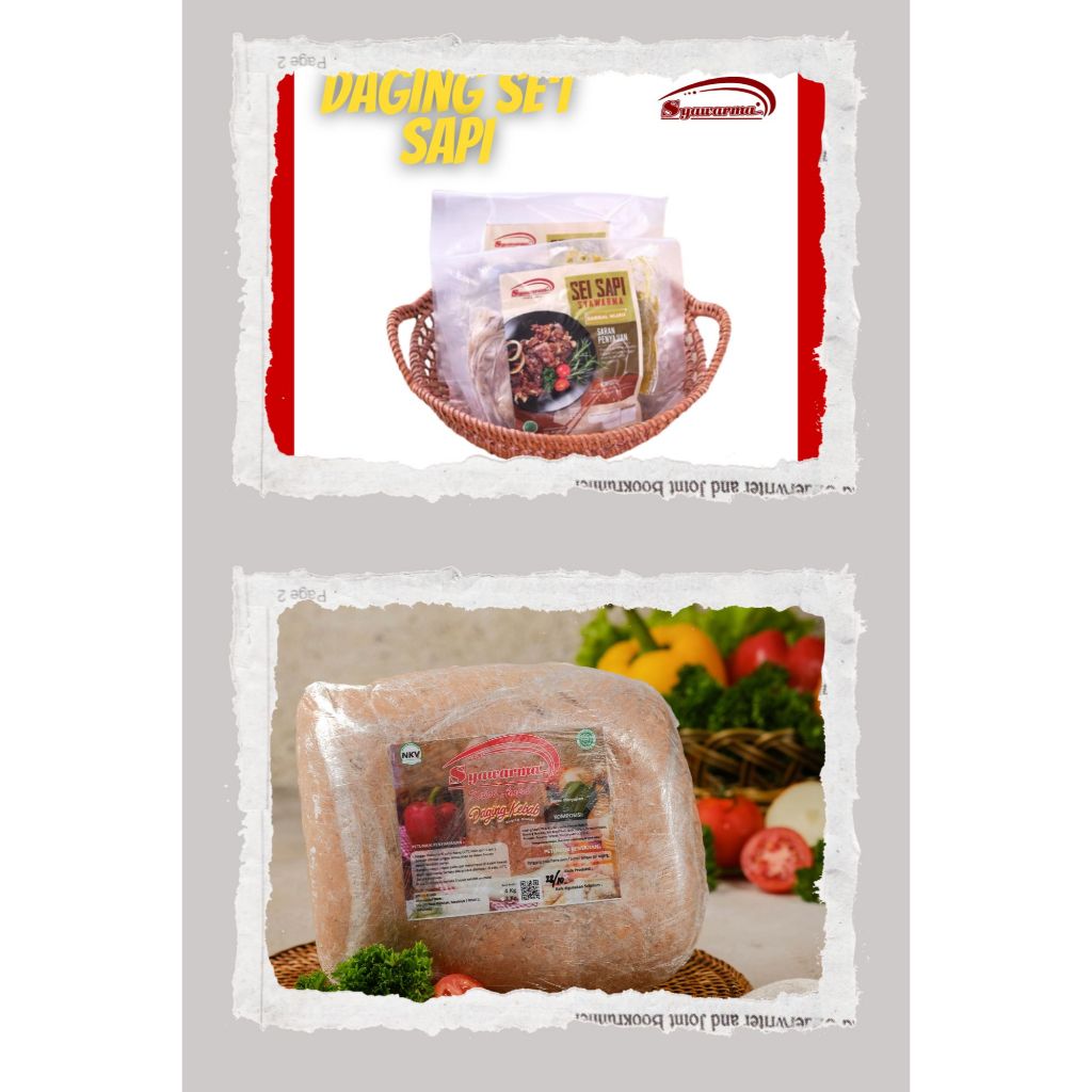 

Paket Bundling Murah Sei Sapi + Daging Kebab 1 Kg