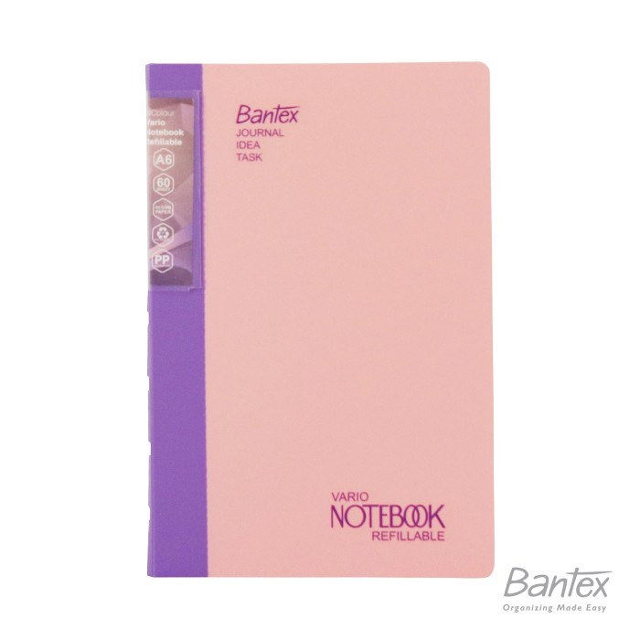 

Stationery Central-Bantex Vario Notebook Refilable A6