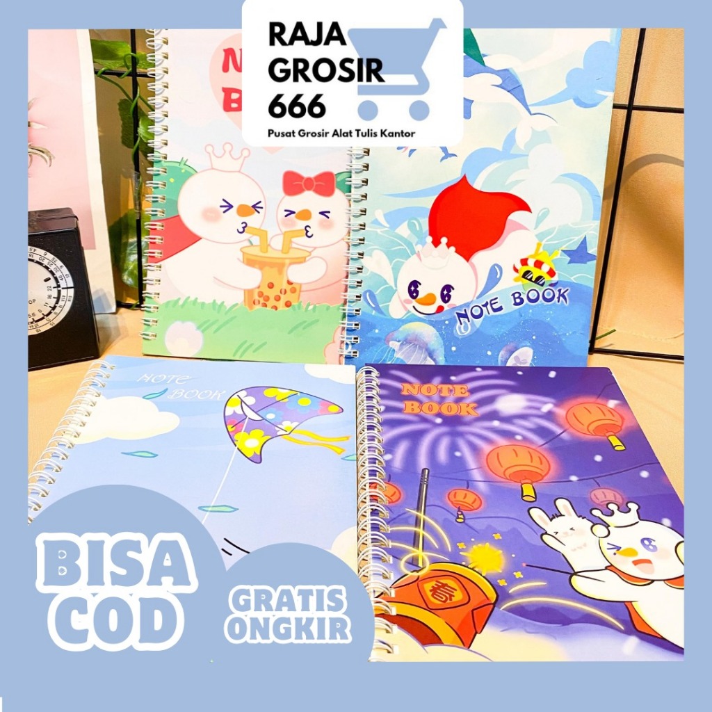 

NOTEBOOK SPIRAL MIXUE BK-1142 TERBARU TERMURAH READY LUCU IMUT KADO UNIK