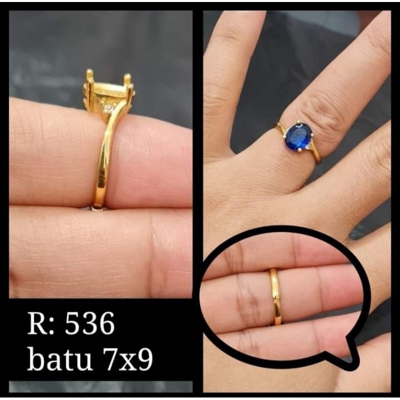 Ikat ring emban perunggu model eropa