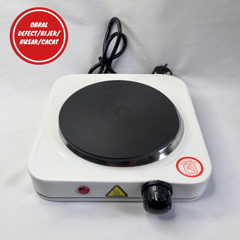 [OBRAL RIJEK] Kompor Listrik Mini Hot Plate Electric Cooking 1000W - JX-100A