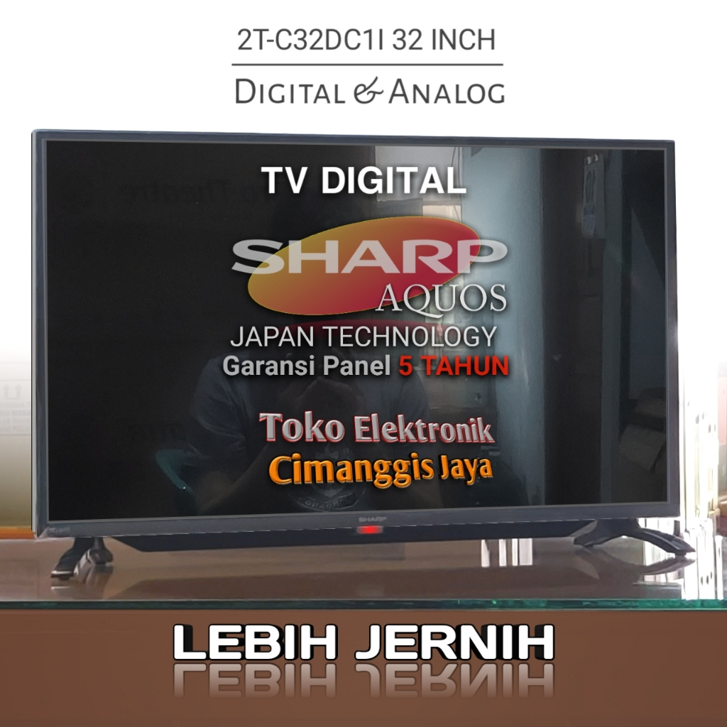 tv led Sharp 32 inch digital JNE Trucking