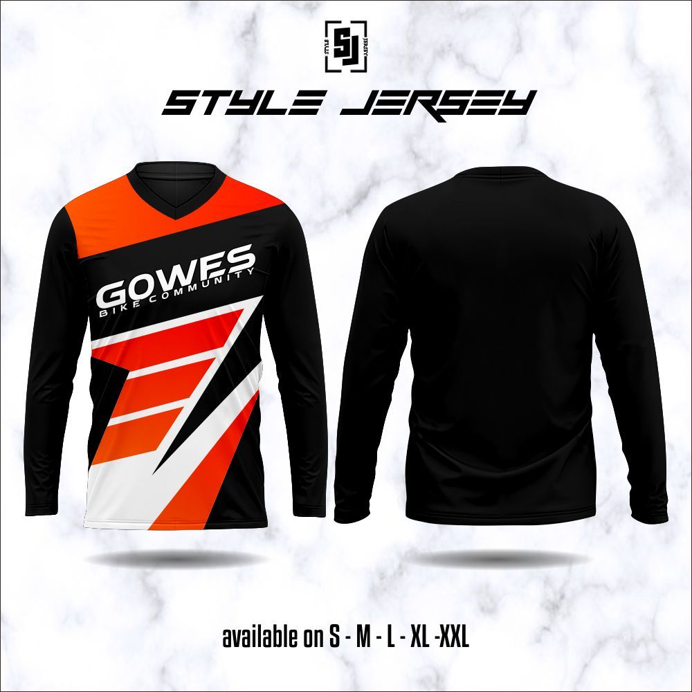 Jersey Baju Sepeda MTB Wanita 66 Kaos Gowes Dryfit Lengan Panjang Pakaian Olahraga Kekinian