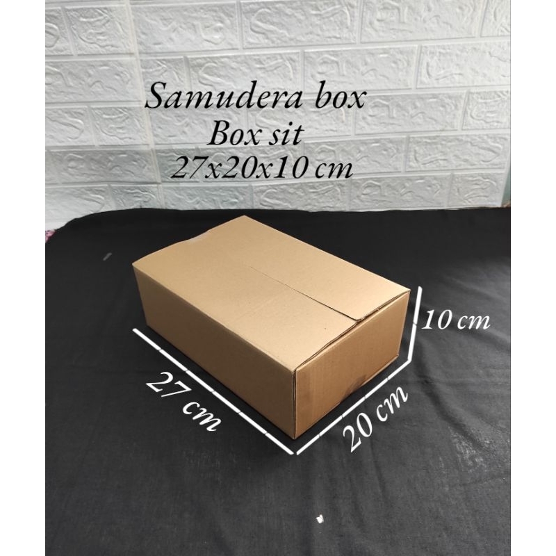 

kardus karton uk. 27x20x10 cm... ST(SHEET) singgle wall polos