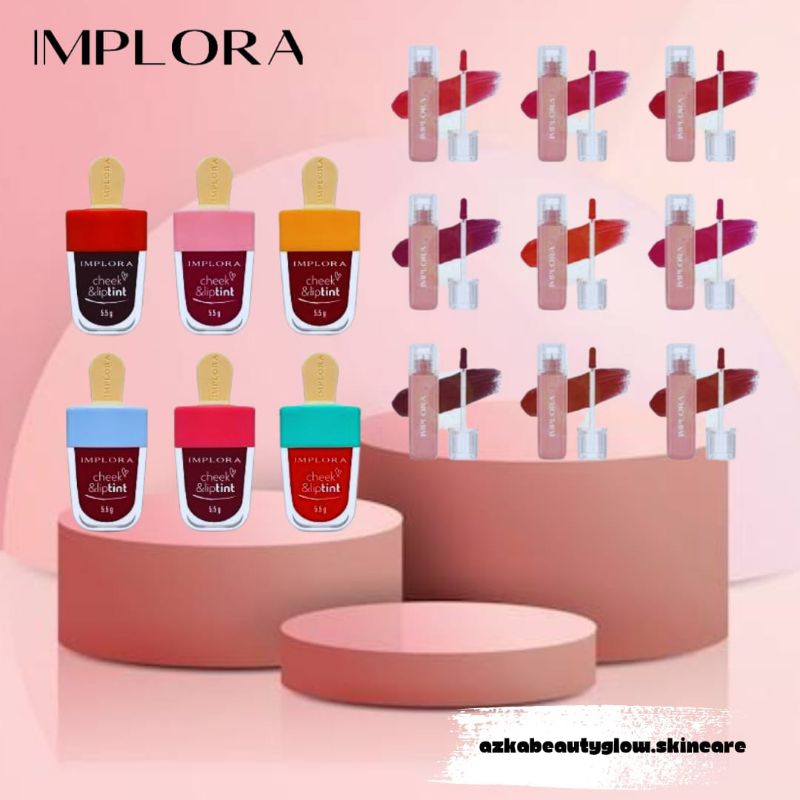 (COD)IMPLORA CHEEK & LIP TINT | JELLY TINT IMPLORA | LIP TINT GLOSSY