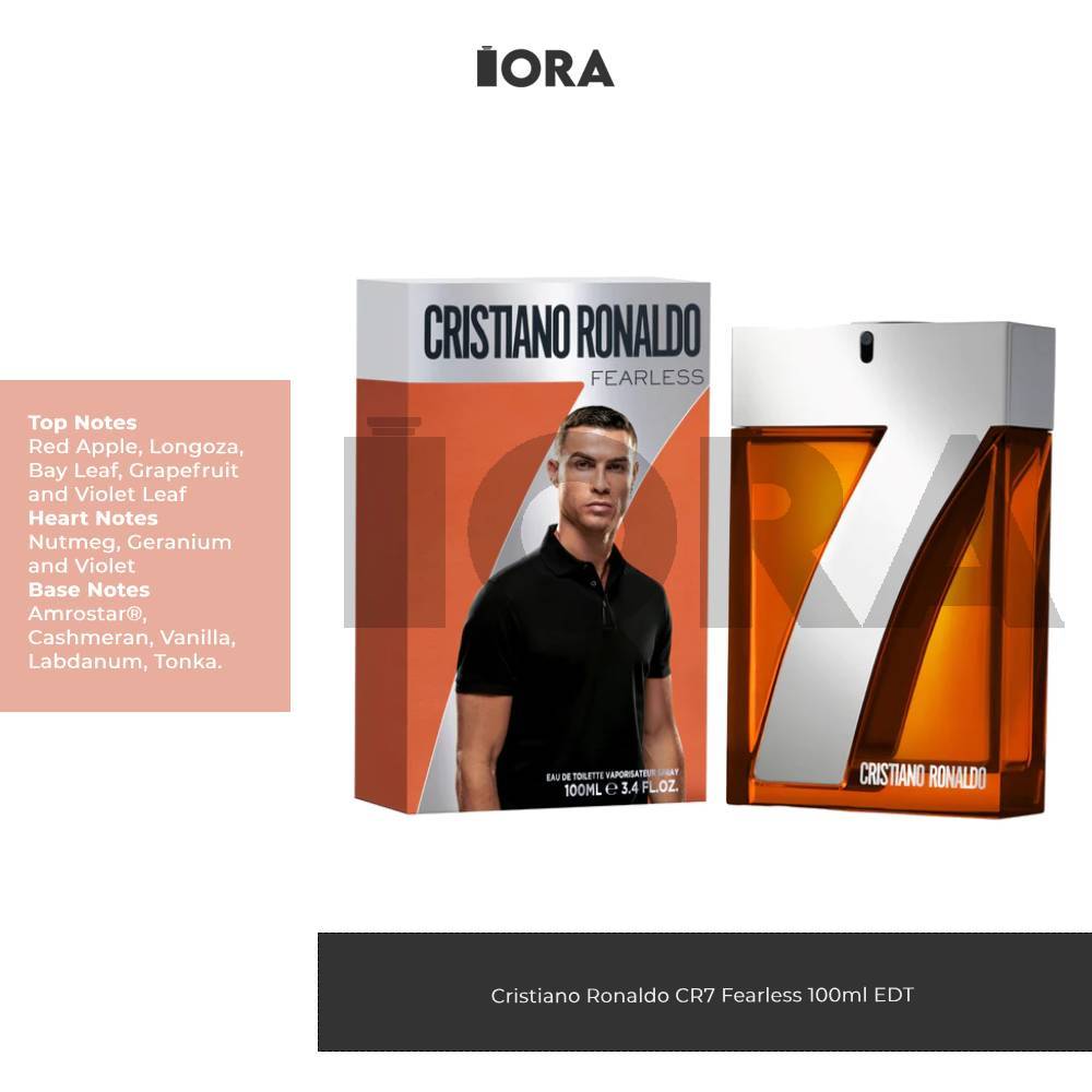CRISTIA** RONALDO CR7 Fearless 100ml Eau De Toilette - Parfum Original