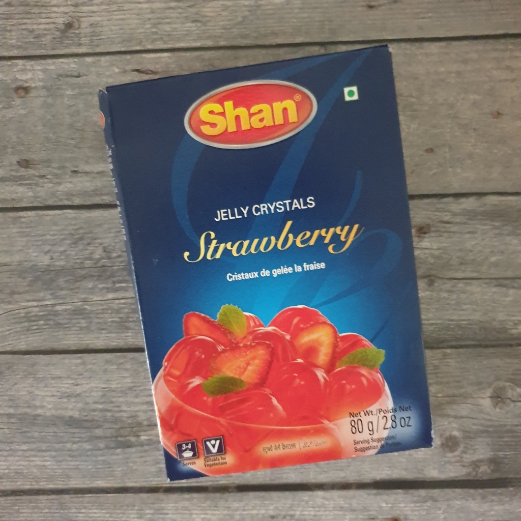 

Shan Jelly Crystals Strawberry Stroberi Vegetarian Agar Agar Singapore