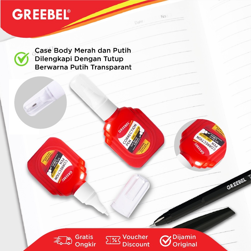 

GREEBEL Correction Pen GBC-120718 / Stipo Kertas / Tipe X