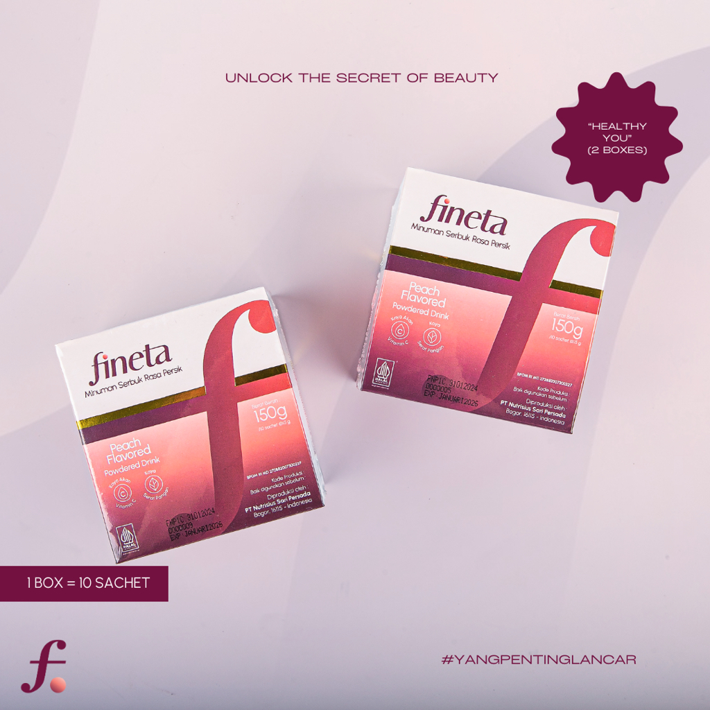 

Fineta Minuman Serbuk Rasa Peach - Healthy You (2 Boxes)
