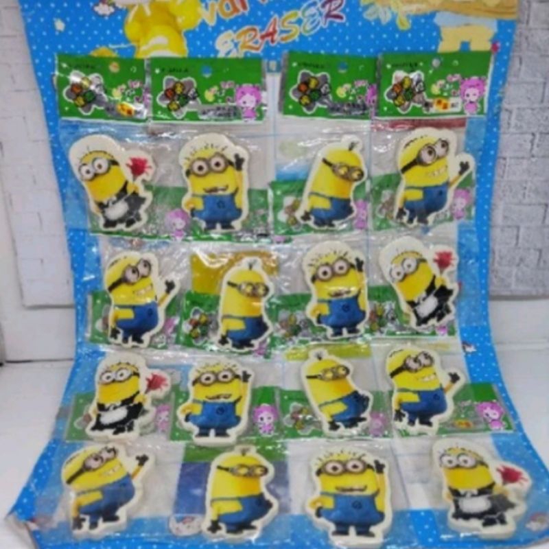 

Penghapus Minion per pcs / Setip karakter es-9106 per pcs / Setip minion / Eraser minion