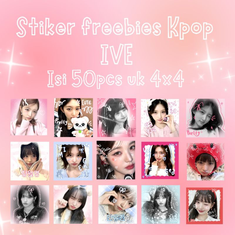 

STIKER DECO FREEBIES KPOP - IVE