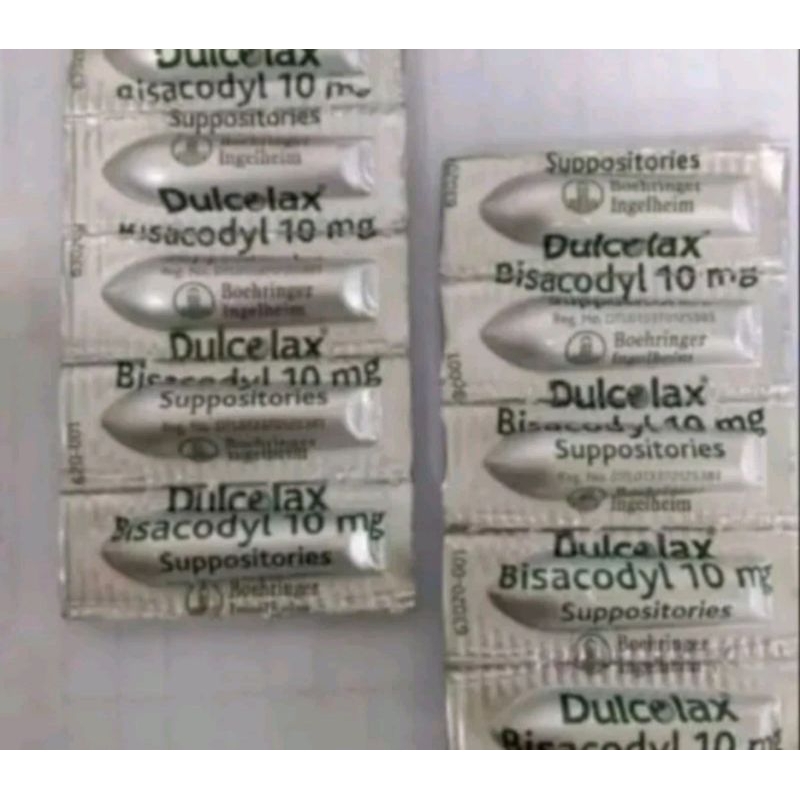 Dulcolax supp 10mg strip (dulcolax peluru)