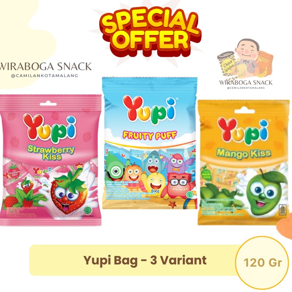 

Permen Yupi 120gr-Bag