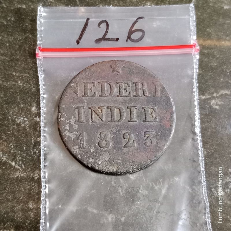 KVLK126 Koin Nederl indie uang Jaman Belanda