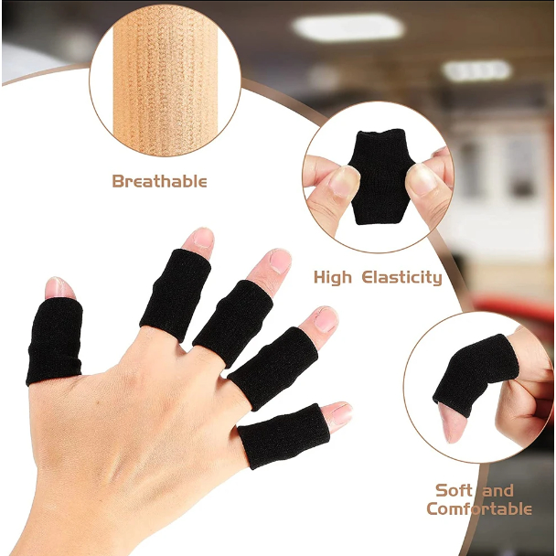 Finger Sleeves Perban Pelindung Jari Tangan Latihan Olahraga Golf Tennis Golf Voly Voli Pendukung Ra