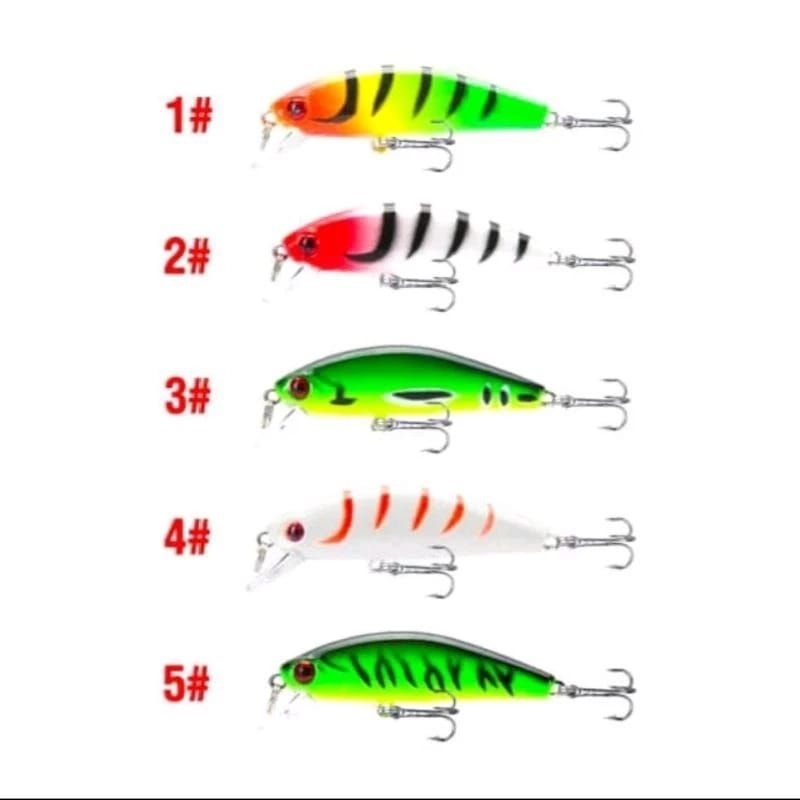 MINNOW REPLIKA AGILE UKURAN 5,5CM 6GRAM