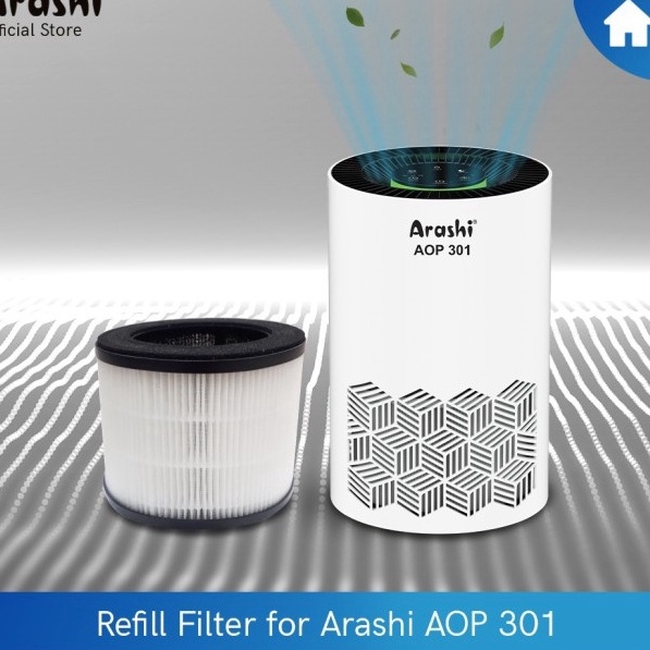 Dr Arashi Filter AOP 31 Air Purifier Ruangan Portable HEPA 13 Filter UVA Ion