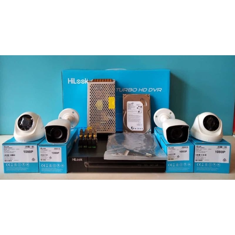 PAKET CCTV 6 CAMERA HILOOK