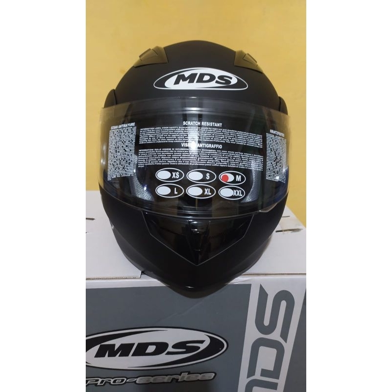 HELM MDS PRO RIDER MODULAR SOLID