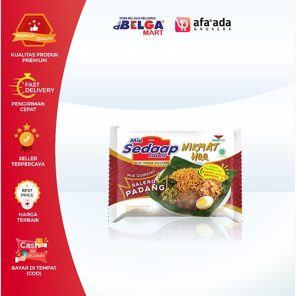 

MIE SEDAAP | NIKMAT HQQ | Harga untuk 10 pcs | Soto Madura, Ayam Bakar Limau, Salero Padang