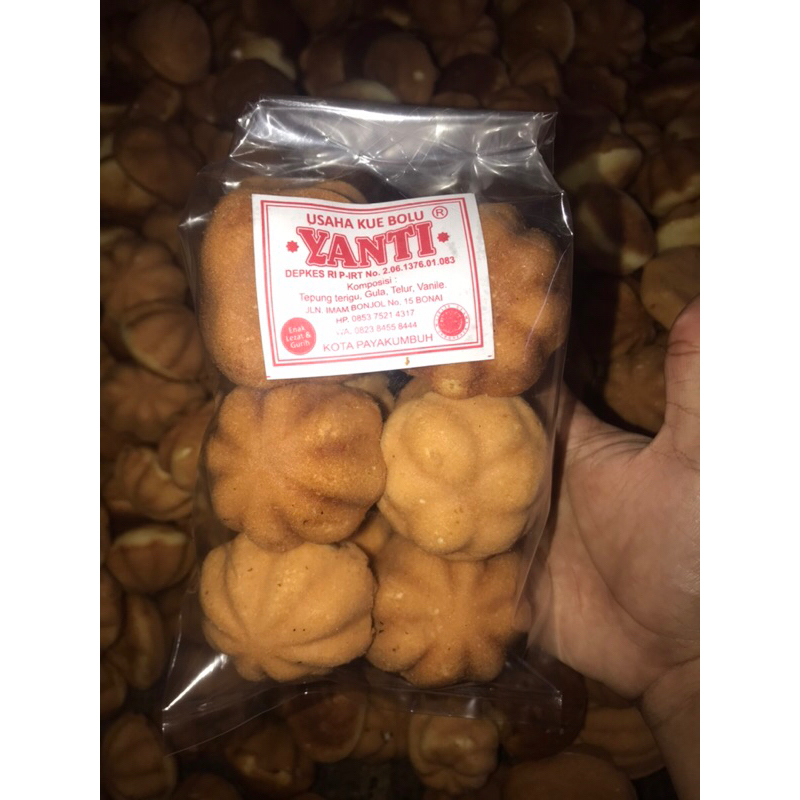 

kue bolu bunga isi 12