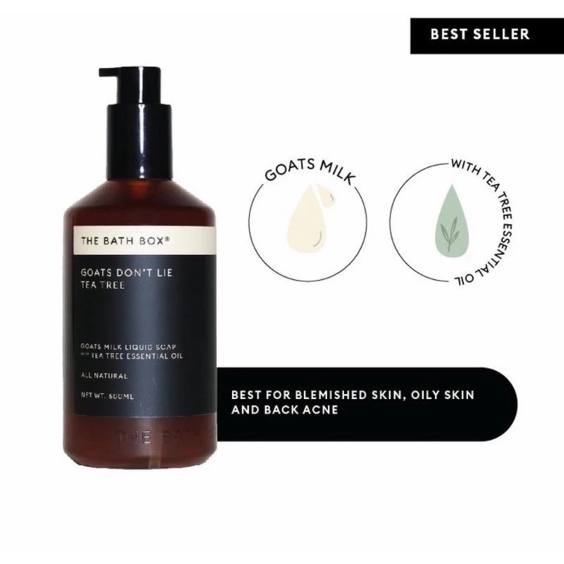 THE BATH BOX GOATS DONT LIE TEA TREE 300ml