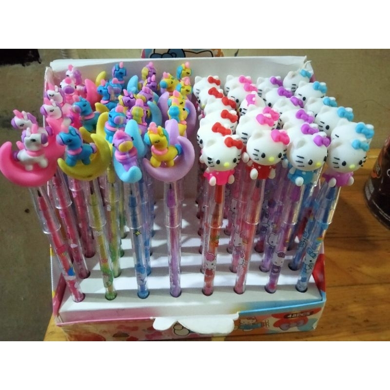 

pensil karakter lucu banyak varian warna harga per 1pcs