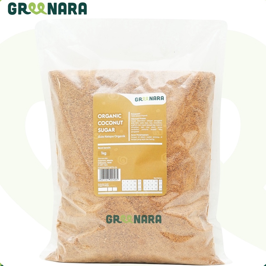

READY STOK Greenara Gula Kelapa 1Kg Coconut Sugar