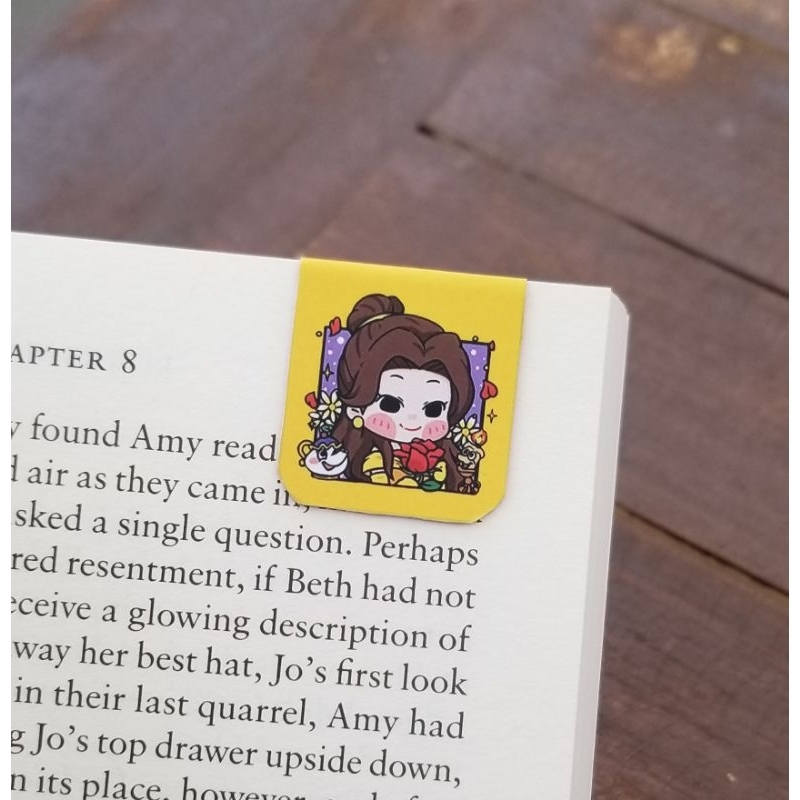 

[seona.customstudio] bookmark pembatas buku magnet magnetic DISNEY PRINCESS