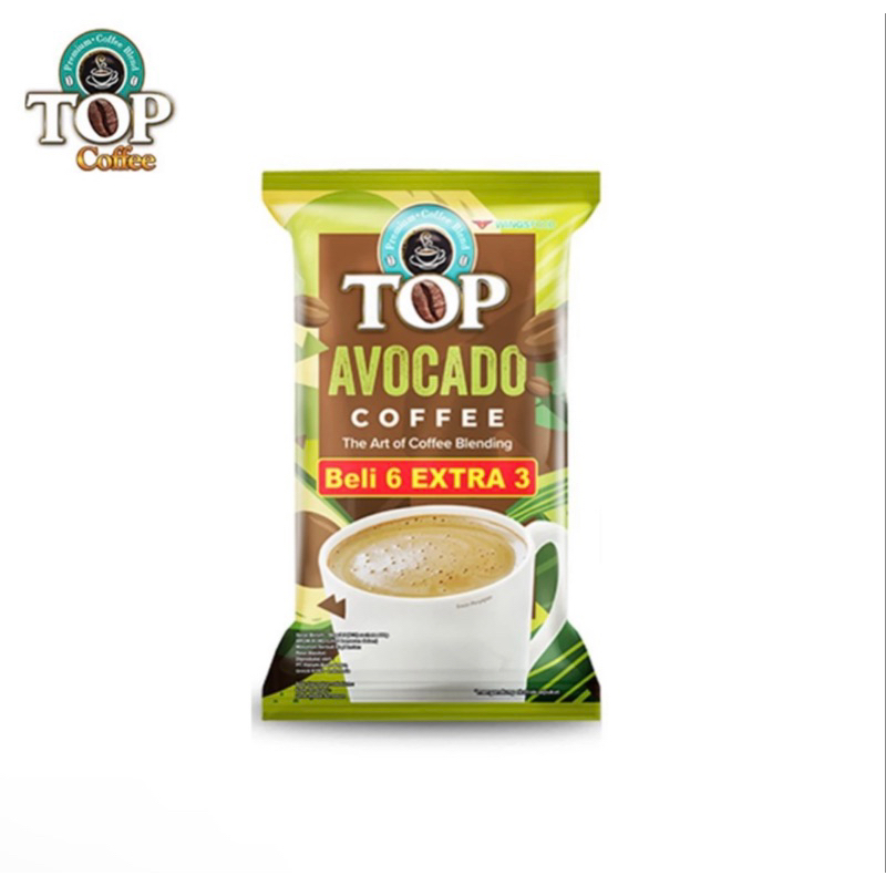 

Top Coffee Kopi Instan Avocado 22gr per Sachet