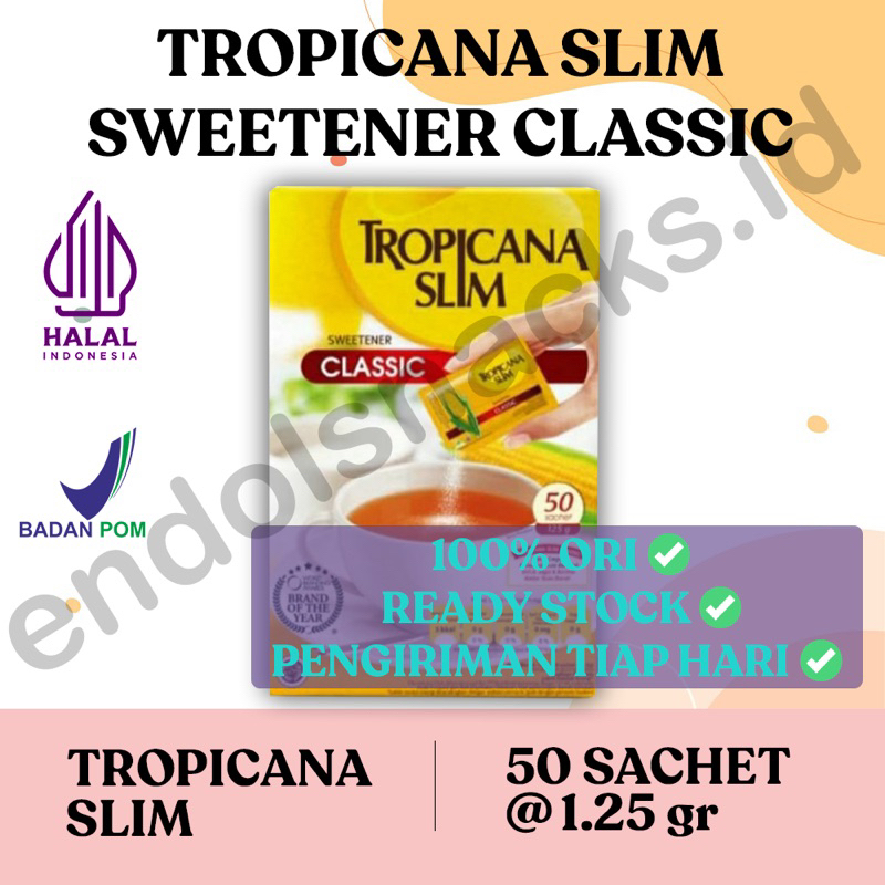 

Tropicana Slim Classic (50 sch) - Pengganti Gula