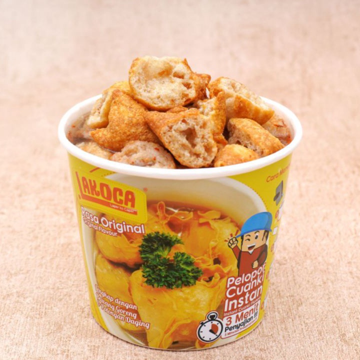 

55 COD Cuanki Instan Kuah Lakoca Tinggal Seduh Khas Bandung 45gr