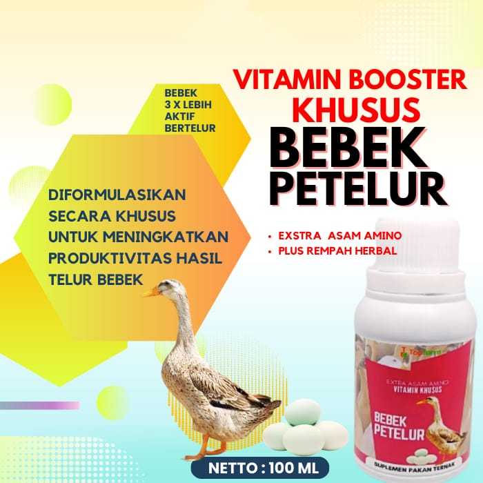 Vitamin Pemacu Bebek Petelur / Vitamin Ternak Bebek Petelur / Vitamin Buat Bebekpetelur / Vitamin Be