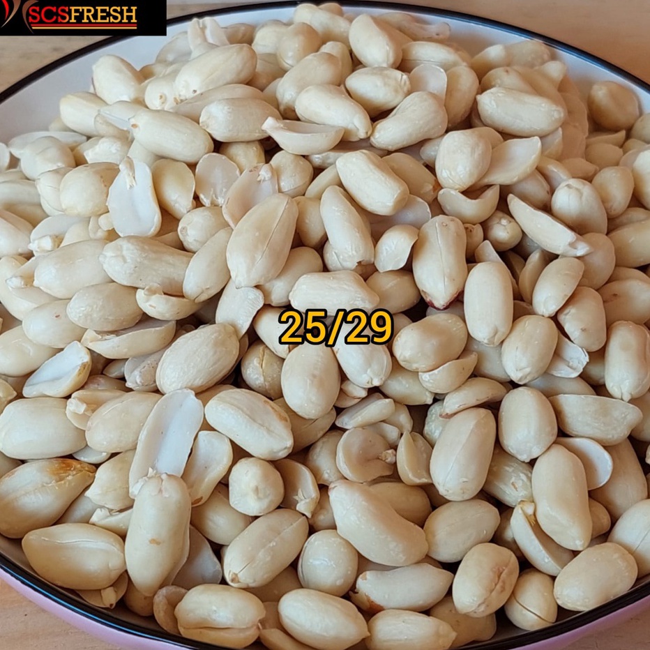 

Ready Stok Kacang Tanah Kupas Kacang Kupas Super ukuran JUMBOBESARKECIL 1 KG