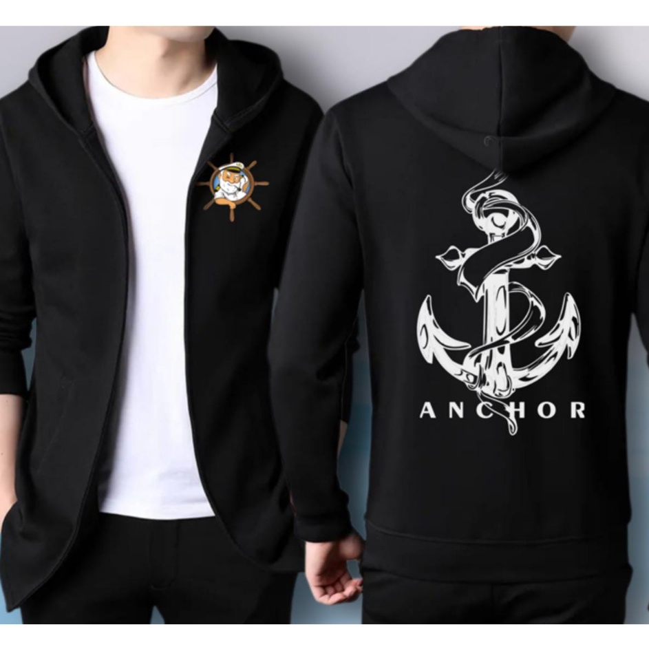 Stock Update  COD ZIPPER HOODIE JAKET SWEATER ANCHOR JANGKAR PELAUT NAUTICA  NAUTICA HOODIE  ANCHOR 