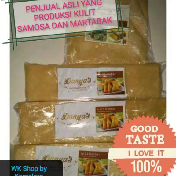 

COD KULIT SAMBOSA SAMOSA KECIL 25 CM X 68 CM ISI 25 LEMBAR